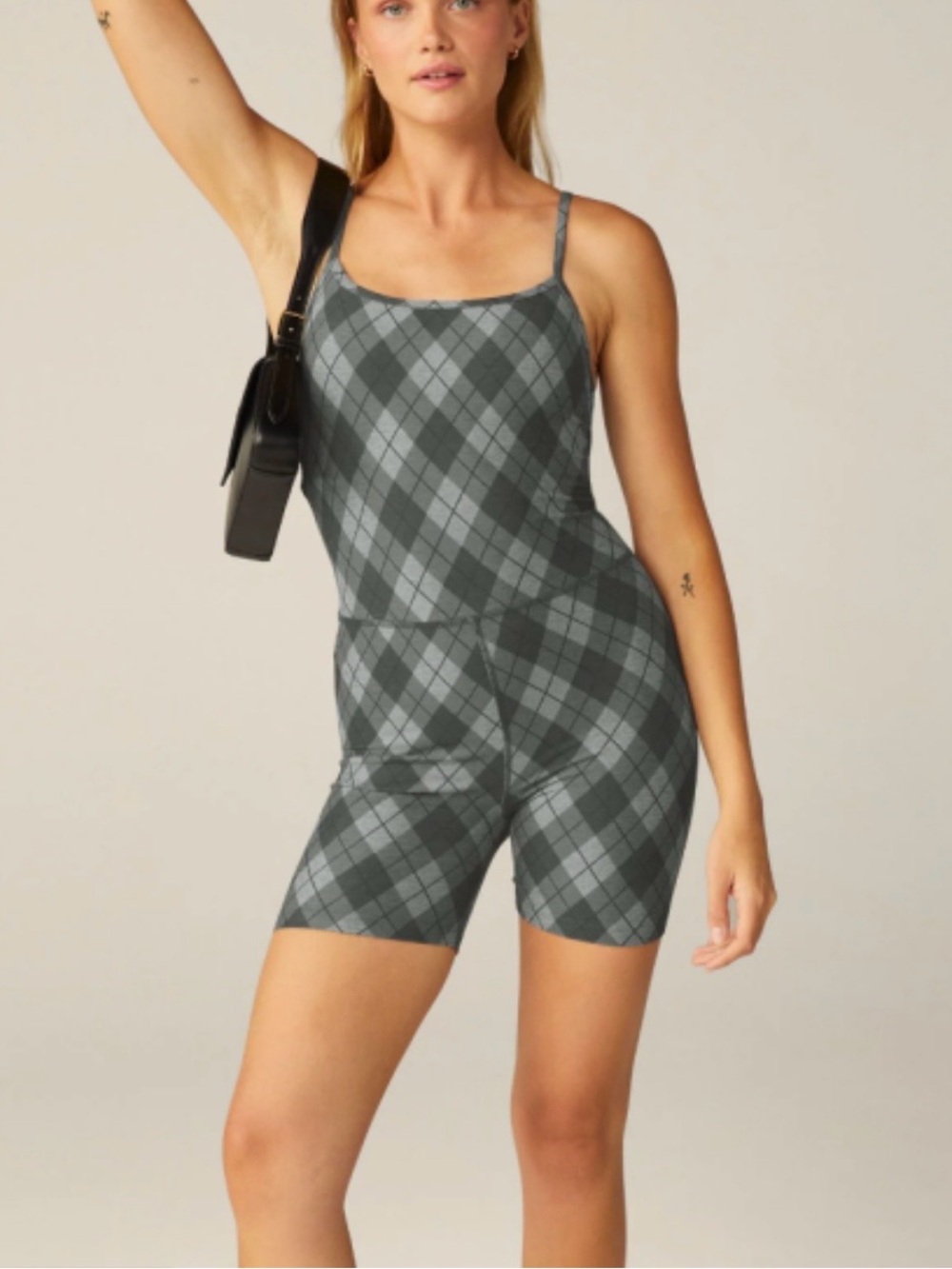 Beyond Yoga Softmark Keep Pace Romper Size M